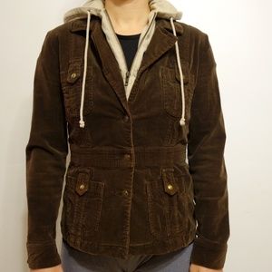 For Joseph Fortune Corduroy Jacket w/ Hoodie. M